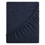 Prześcieradło frotte z gumką 60x120 (granat) 190 g/m2 DeLux