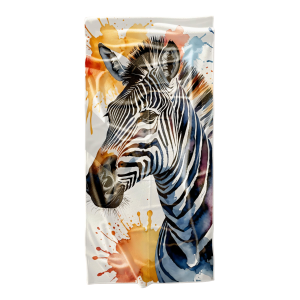 Ręcznik plażowy kąpielowy szybkoschnący 70x140 Zebra