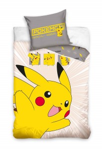 Pościel licencyjna Pokemon 140x200 Carbotex