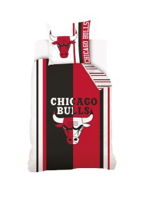 Pościel licencyjna Chicago Bulls koszykówka NBA 140x200 Carbotex