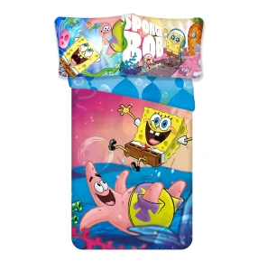 Pościel do łóżeczka SpongeBob Kanciastoporty 100x135 BrandMac