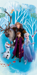 Ręcznik Frozen Kraina Lodu 70x140 kąpielowy plażowy Jerry Fabrics